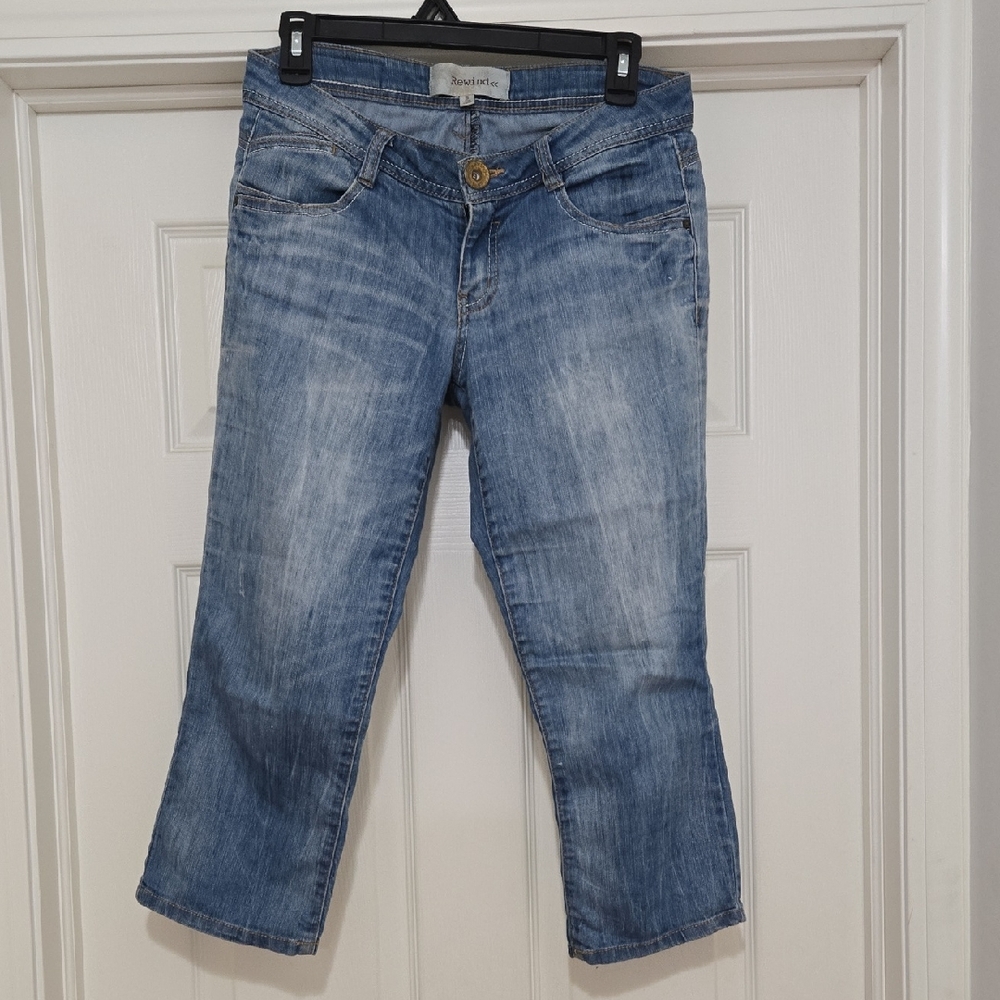 90s Lowrise Jean Capris